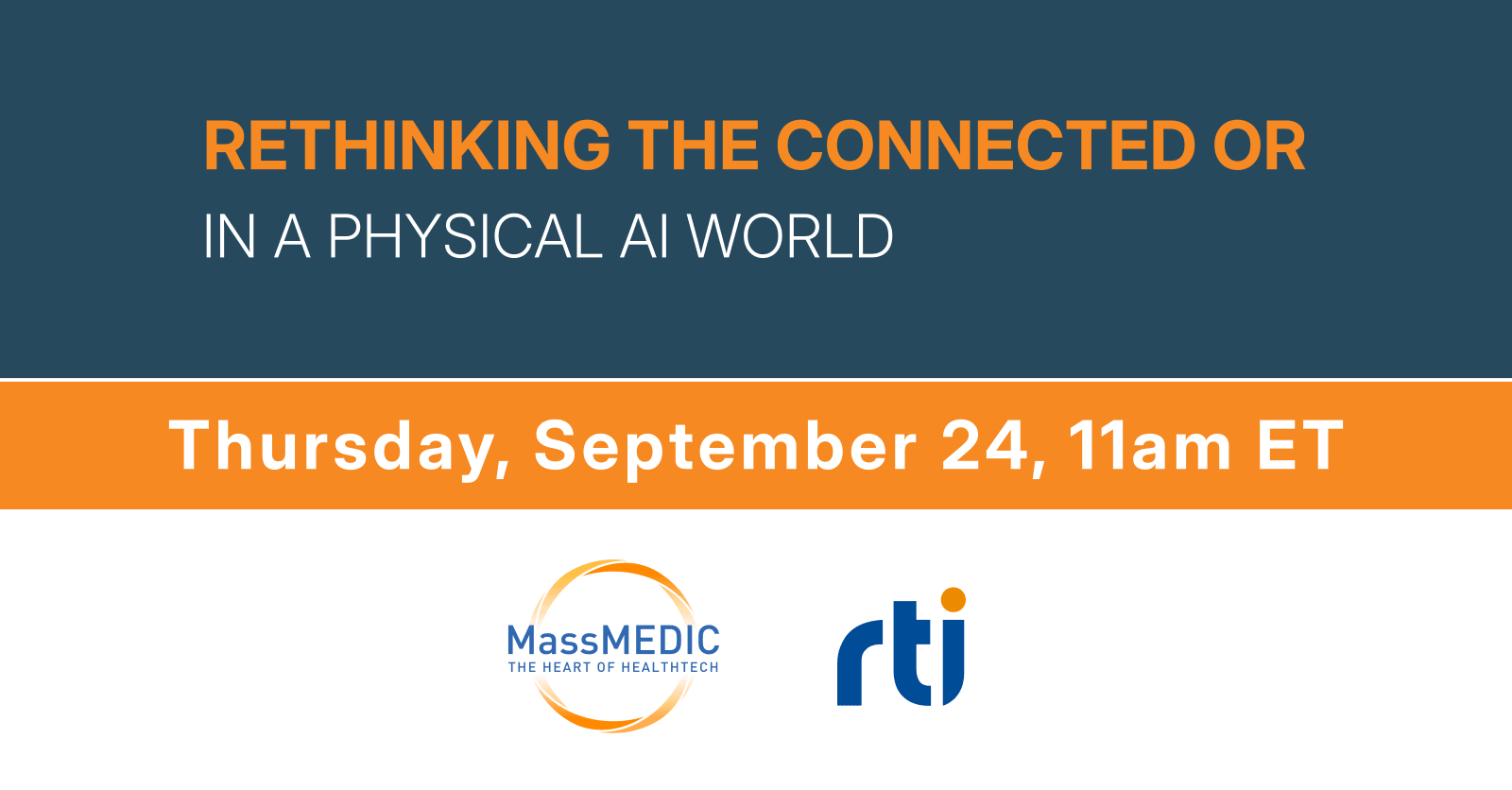 Rethinking the Connected OR in a Physical AI World Logo